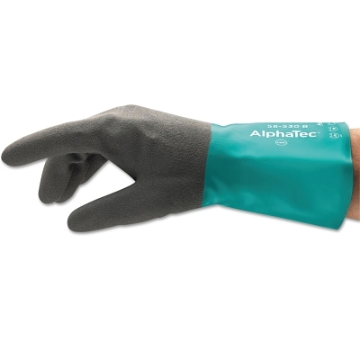 ALPHATEC 58530B SZ 8 CHEM REST GRN/DRK GRY 12